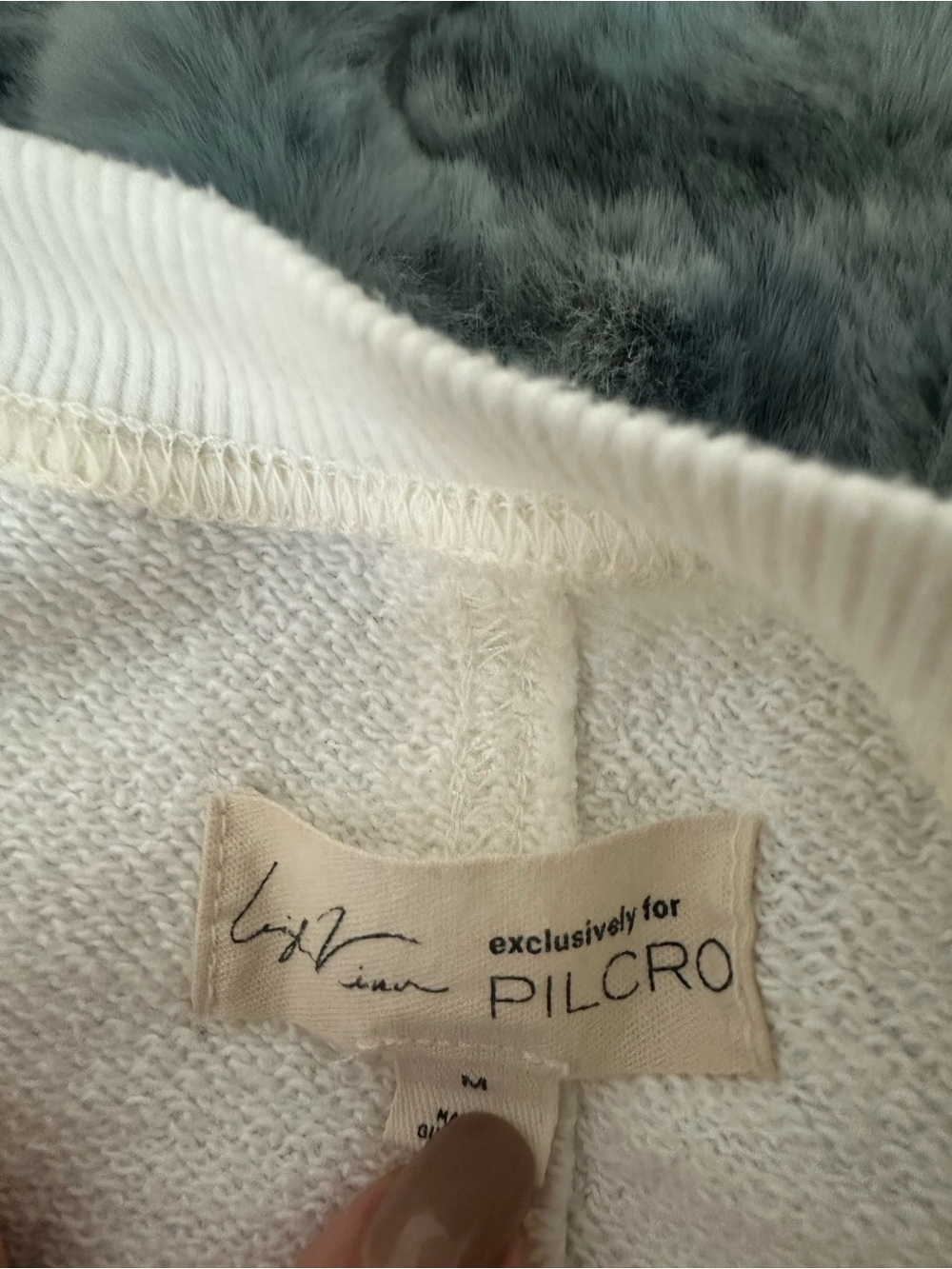Anthropologie Pilcro Niki Bubble Sweatshirt Art by Leigh Viner Size M Floral Top - Picture 4 of 6